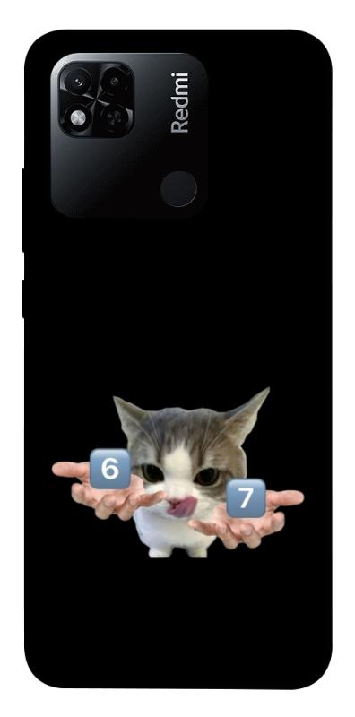 Чохол itsPrint Six Seven cat для Xiaomi Redmi 10A, меми, купити оптом з доставкою