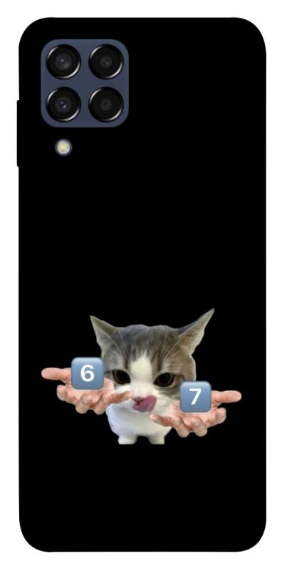 Чохол itsPrint Six Seven cat для Samsung Galaxy M33 5G, меми, купити оптом з доставкою