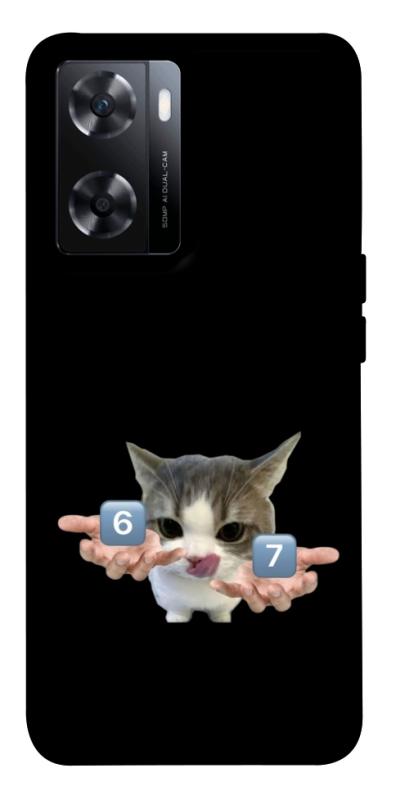 Чохол itsPrint Six Seven cat для OnePlus Nord N20 SE, меми, купити оптом з доставкою