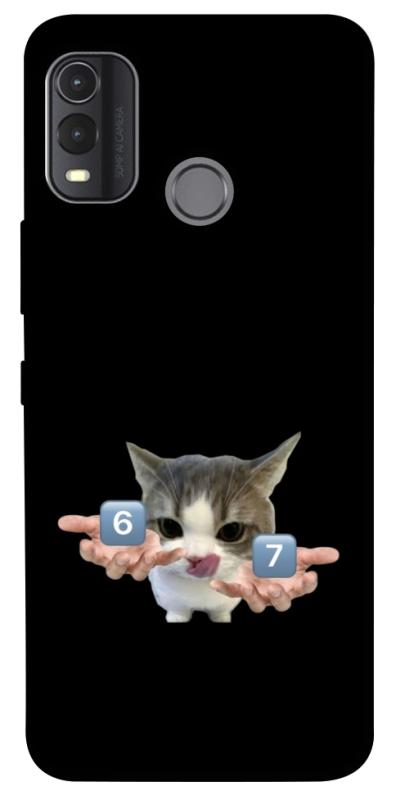 Чохол itsPrint Six Seven cat для Nokia G11 Plus, меми, купити оптом з доставкою