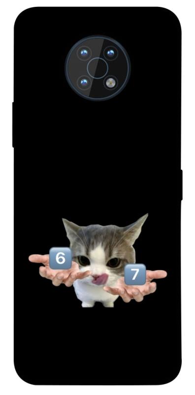 Чохол itsPrint Six Seven cat для Nokia G50, меми, купити оптом з доставкою