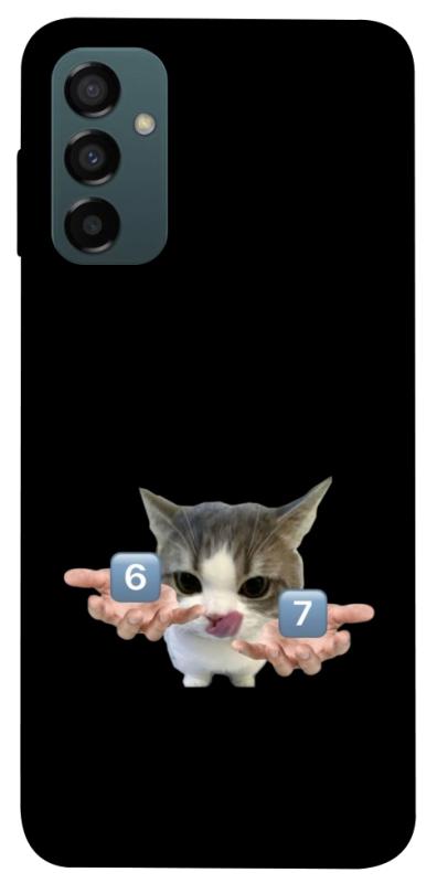 Чохол itsPrint Six Seven cat для Samsung Galaxy M14 5G, меми, купити оптом з доставкою