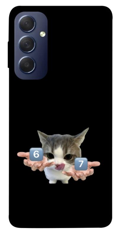 Чохол itsPrint Six Seven cat для Samsung Galaxy M54 5G, меми, купити оптом з доставкою