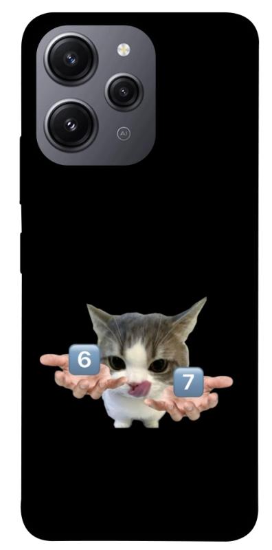 Чохол itsPrint Six Seven cat для Xiaomi Redmi 12, меми, купити оптом з доставкою