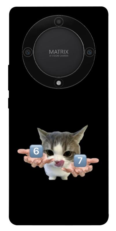 Чохол itsPrint Six Seven cat для Huawei Magic5 Lite, меми, купити оптом з доставкою
