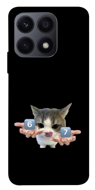 Чохол itsPrint Six Seven cat для Huawei Honor X8a, меми, купити оптом з доставкою