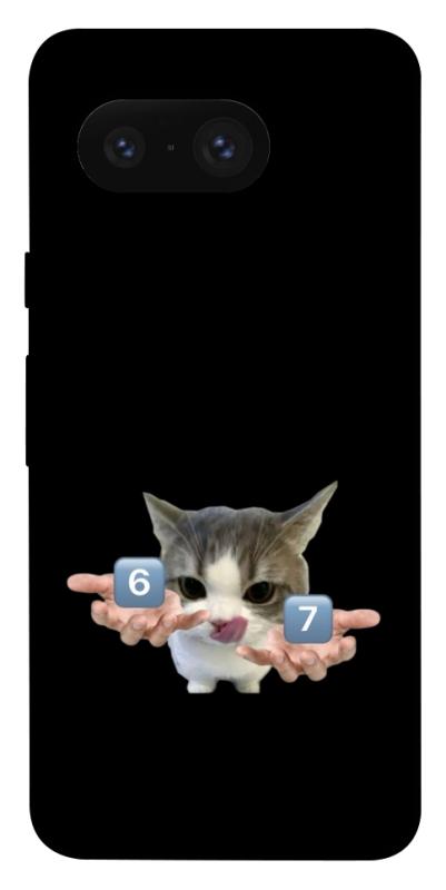 Чохол itsPrint Six Seven cat для Google Pixel 8, меми, купити оптом з доставкою