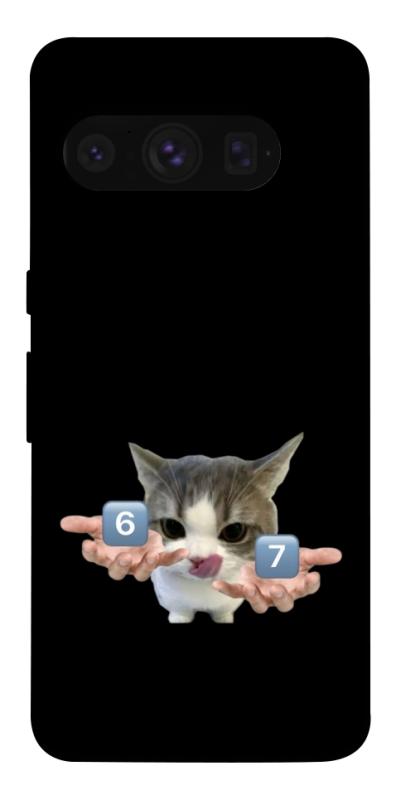 Чохол itsPrint Six Seven cat для Google Pixel 8 Pro, меми, купити оптом з доставкою