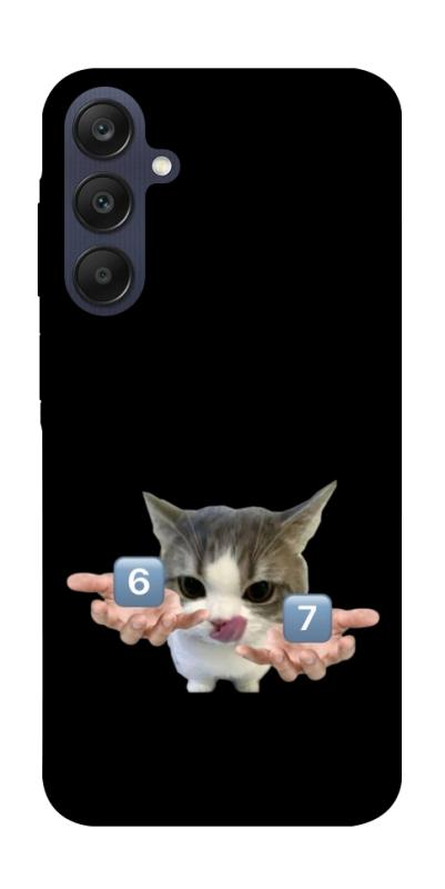 Чохол itsPrint Six Seven cat для Samsung Galaxy A25 5G, меми, купити оптом з доставкою