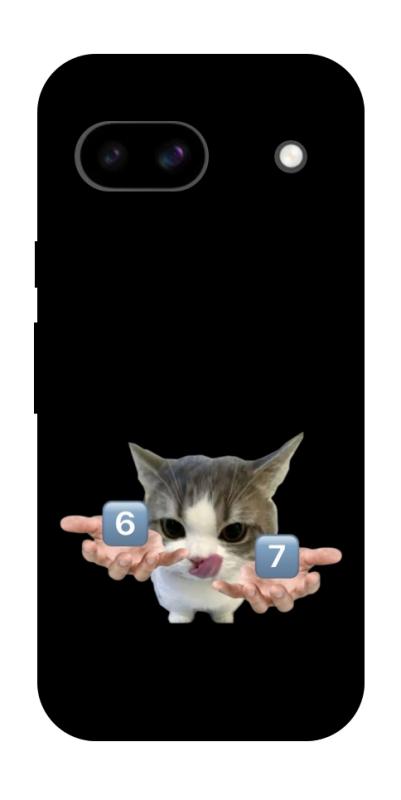 Чохол itsPrint Six Seven cat для Google Pixel 8a, меми, купити оптом з доставкою