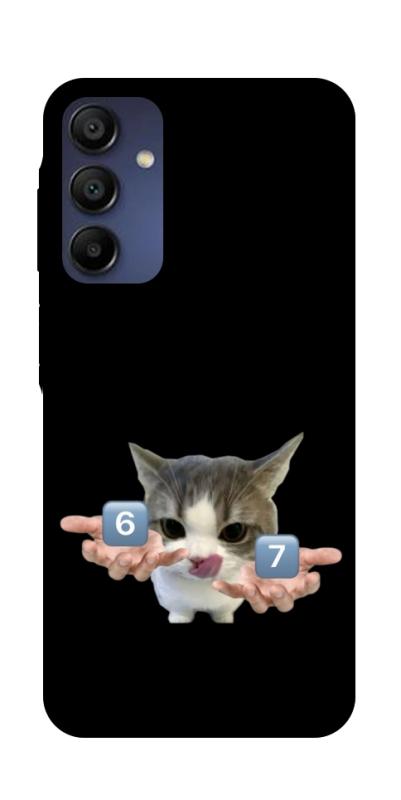 Чохол itsPrint Six Seven cat для Samsung Galaxy A16 4G/5G, меми, купити оптом з доставкою