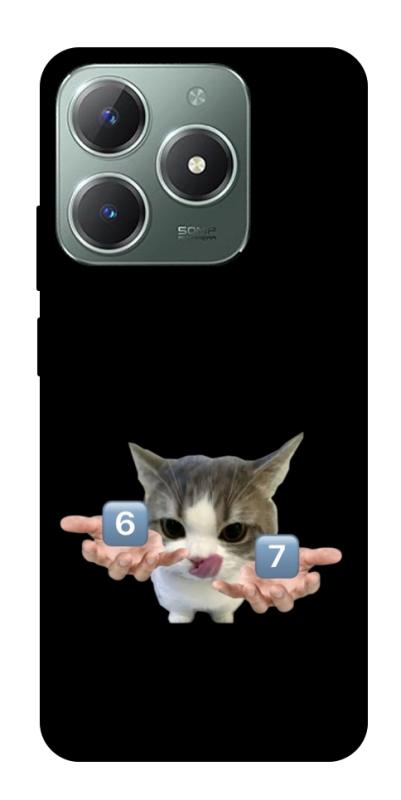 Чохол itsPrint Six Seven cat для Realme C61 4G, меми, купити оптом з доставкою