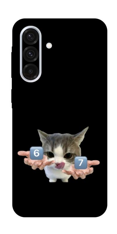 Чохол itsPrint Six Seven cat для Samsung Galaxy A36 5G, меми, купити оптом з доставкою