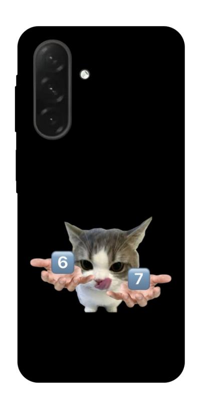 Чохол itsPrint Six Seven cat для Samsung Galaxy A26 5G, меми, купити оптом з доставкою