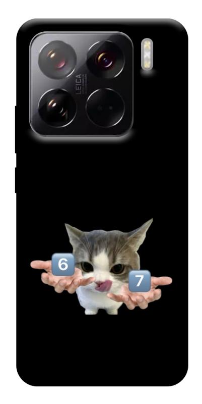 Чохол itsPrint Six Seven cat для Xiaomi 15 Pro, меми, купити оптом з доставкою