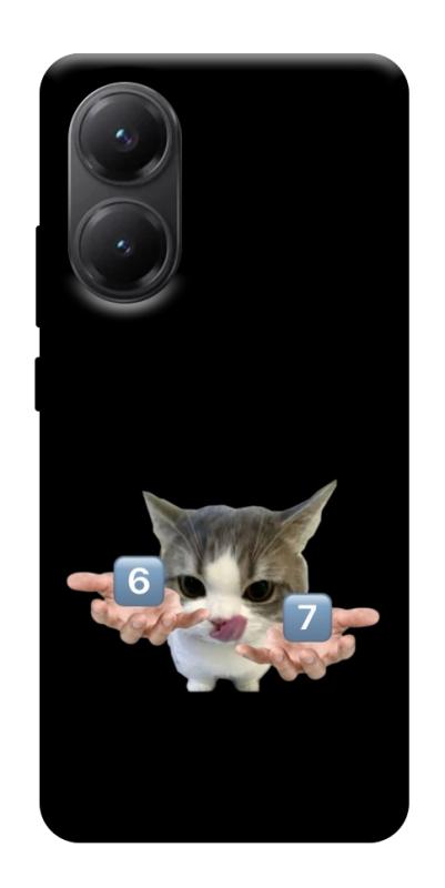 Чохол itsPrint Six Seven cat для Xiaomi Poco X7 Pro, меми, купити оптом з доставкою