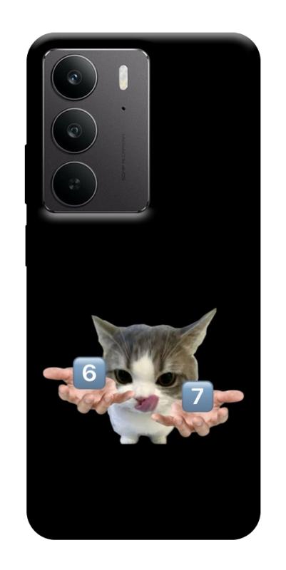 Чохол itsPrint Six Seven cat для Realme C75, меми, купити оптом з доставкою