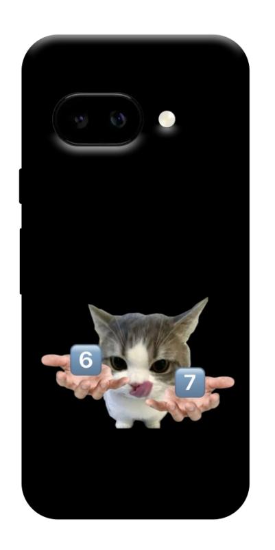 Чохол itsPrint Six Seven cat для Google Pixel 9a, меми, купити оптом з доставкою
