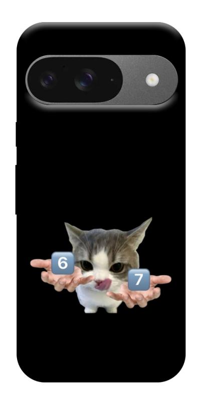 Чохол itsPrint Six Seven cat для Google Pixel 10, меми, купити оптом з доставкою