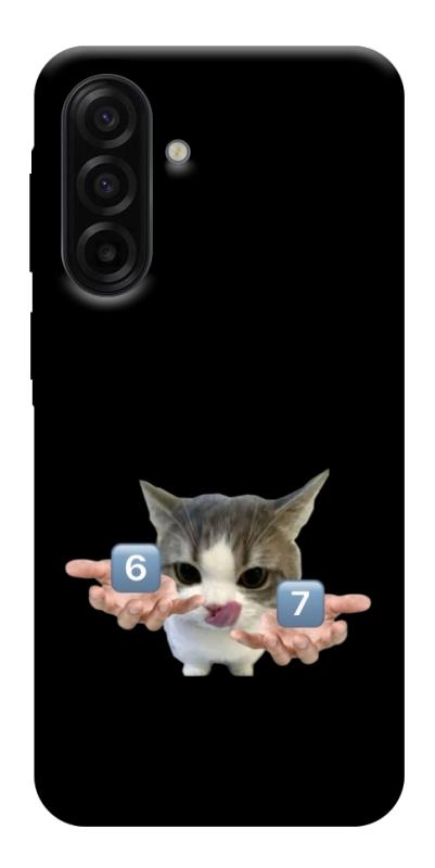 Чохол itsPrint Six Seven cat для Samsung Galaxy A17 5G/4G, меми, купити оптом з доставкою