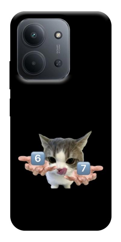 Чохол itsPrint Six Seven cat для Xiaomi Redmi 15C (EU), меми, купити оптом з доставкою