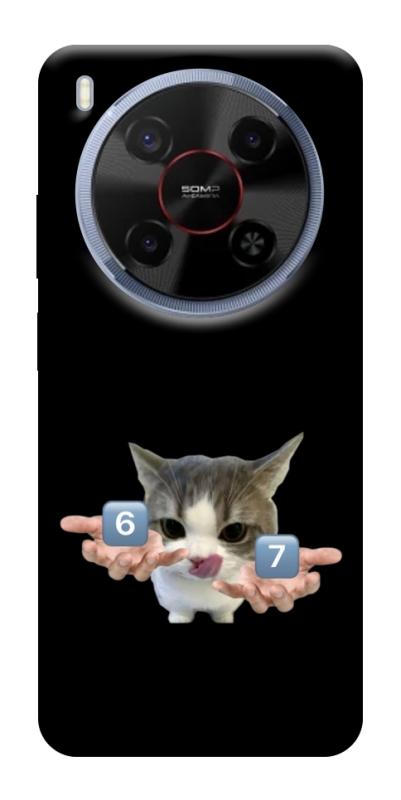 Чохол itsPrint Six Seven cat для ZTE Nubia V70 Max, меми, купити оптом з доставкою