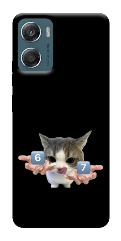 Чохол itsPrint Six Seven cat для Motorola Moto G06, меми, купити оптом з доставкою