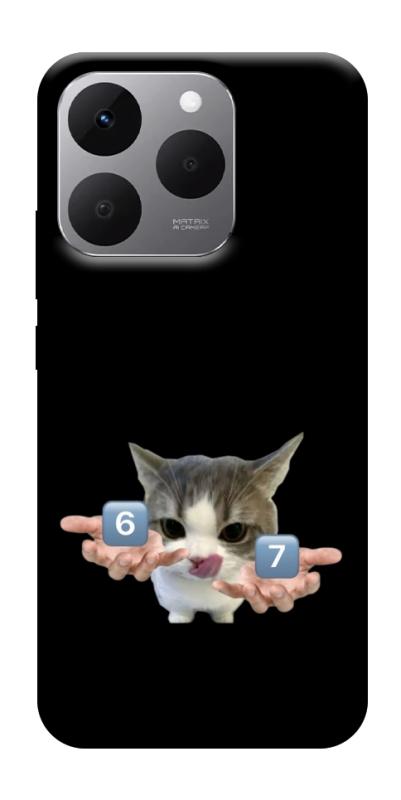 Чохол itsPrint Six Seven cat для Realme 15T, меми, купити оптом з доставкою