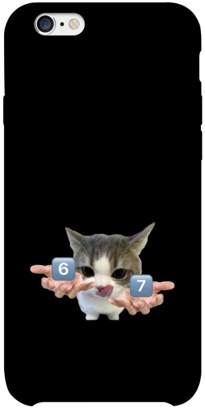 Чохол itsPrint Six Seven cat для Apple iPhone 6/6s plus (5.5"), меми, купити оптом з доставкою