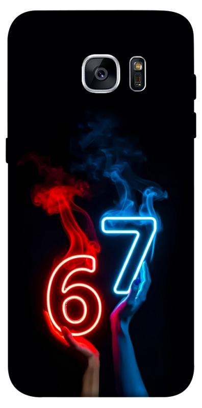 Чохол itsPrint Hands Six Seven для Samsung G935F Galaxy S7 Edge, написи, купити оптом з доставкою