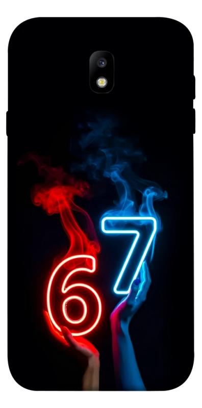 Чохол itsPrint Hands Six Seven для Samsung J730 Galaxy J7 (2017), написи, купити оптом з доставкою