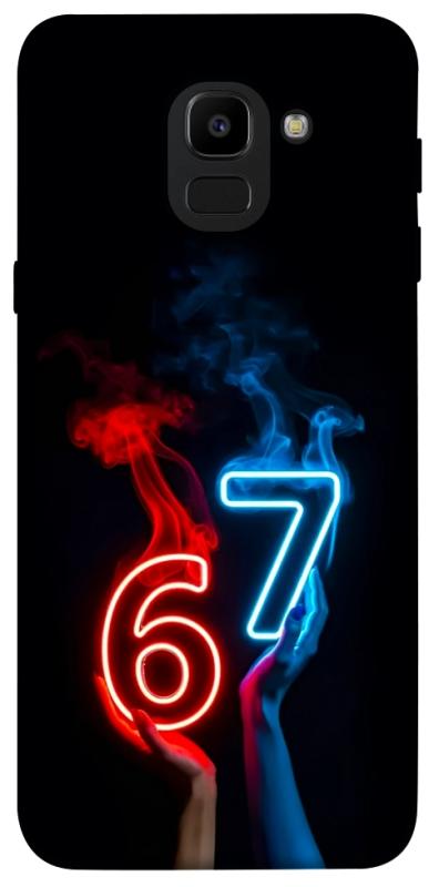 Чохол itsPrint Hands Six Seven для Samsung J600F Galaxy J6 (2018), написи, купити оптом з доставкою