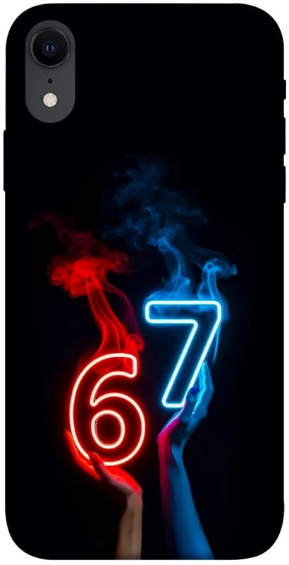 Чохол itsPrint Hands Six Seven для Apple iPhone XR (6.1"), написи, купити оптом з доставкою