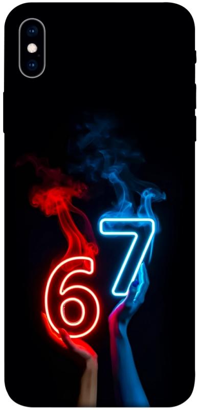Чохол itsPrint Hands Six Seven для Apple iPhone XS Max (6.5"), написи, купити оптом з доставкою
