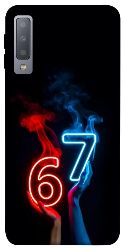 Чохол itsPrint Hands Six Seven для Samsung A750 Galaxy A7 (2018), написи, купити оптом з доставкою