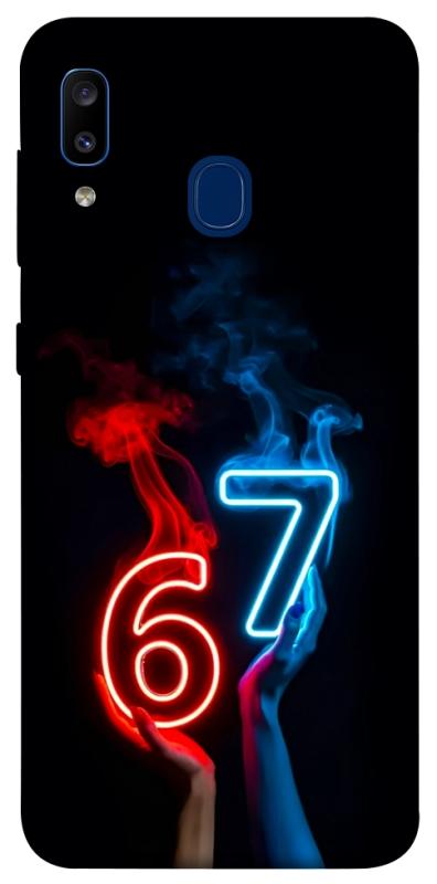 Чохол itsPrint Hands Six Seven для Samsung Galaxy A20 / A30, написи, купити оптом з доставкою