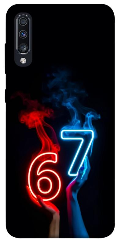 Чохол itsPrint Hands Six Seven для Samsung Galaxy A70 (A705F), написи, купити оптом з доставкою