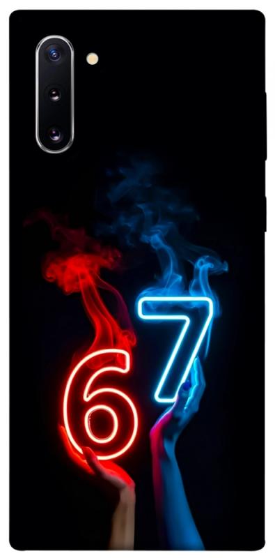 Чохол itsPrint Hands Six Seven для Samsung Galaxy Note 10, написи, купити оптом з доставкою