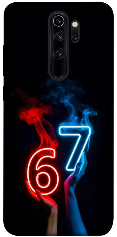 Чохол itsPrint Hands Six Seven для Xiaomi Redmi Note 8 Pro, написи, купити оптом з доставкою