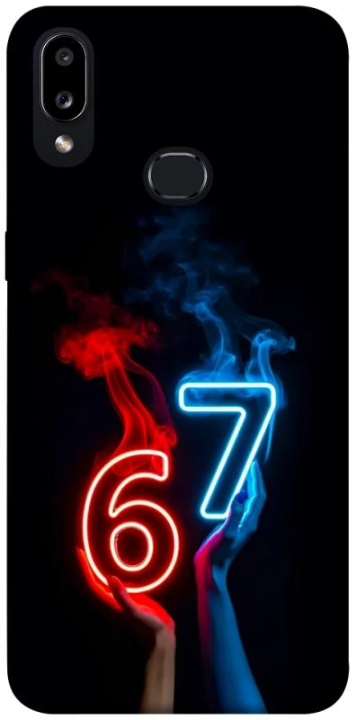 Чохол itsPrint Hands Six Seven для Samsung Galaxy A10s, написи, купити оптом з доставкою