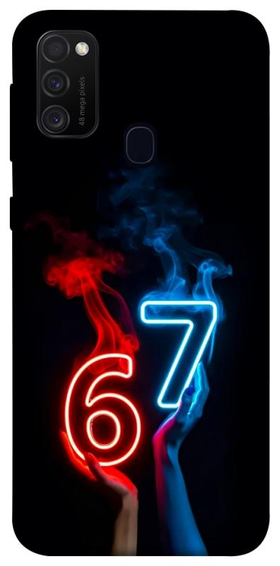 Чохол itsPrint Hands Six Seven для Samsung Galaxy M30s / M21, написи, купити оптом з доставкою