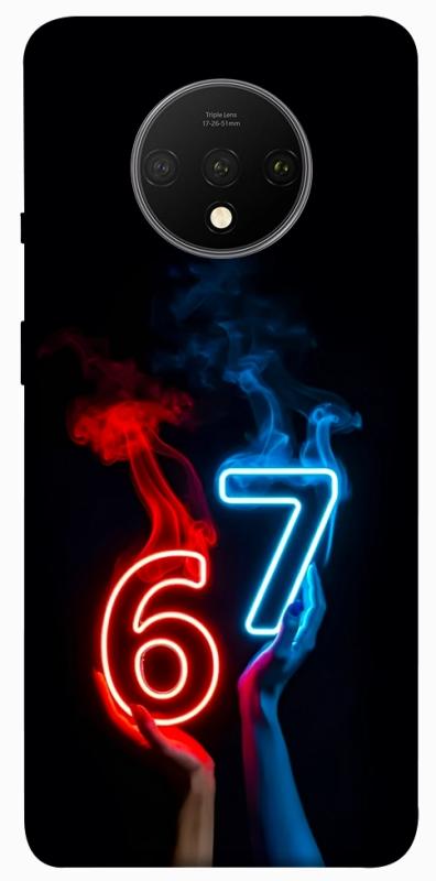 Чохол itsPrint Hands Six Seven для OnePlus 7T, написи, купити оптом з доставкою