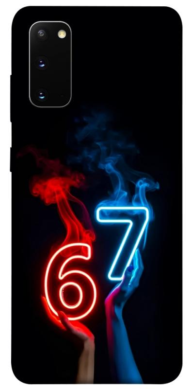 Чохол itsPrint Hands Six Seven для Samsung Galaxy S20, написи, купити оптом з доставкою
