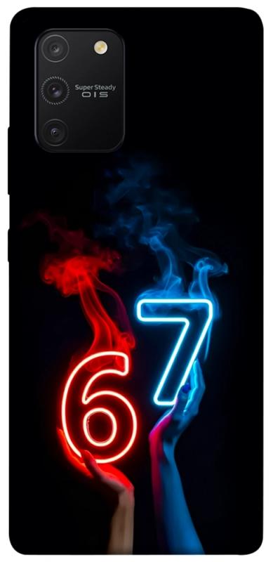 Чохол itsPrint Hands Six Seven для Samsung Galaxy S10 Lite, написи, купити оптом з доставкою