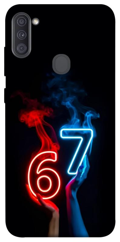 Чохол itsPrint Hands Six Seven для Samsung Galaxy A11, написи, купити оптом з доставкою