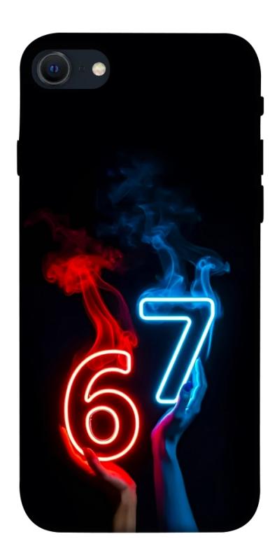 Чохол itsPrint Hands Six Seven для Apple iPhone SE (2020), написи, купити оптом з доставкою