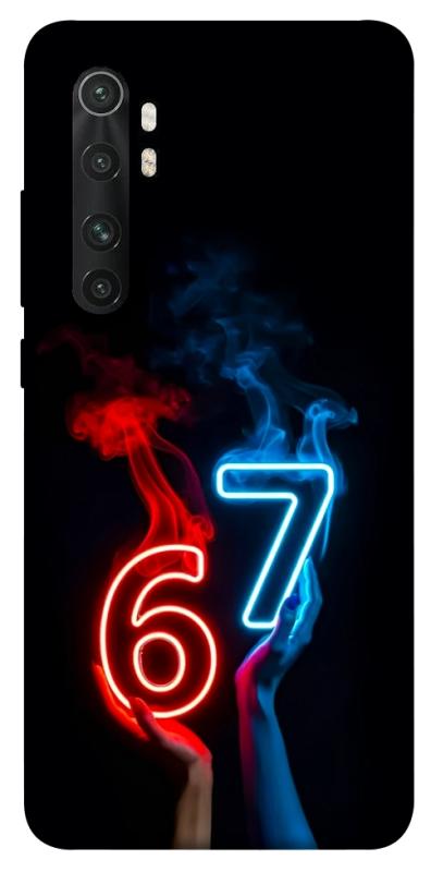 Чохол itsPrint Hands Six Seven для Xiaomi Mi Note 10 Lite, написи, купити оптом з доставкою