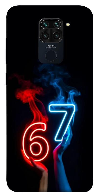 Чохол itsPrint Hands Six Seven для Xiaomi Redmi Note 9 / Redmi 10X, написи, купити оптом з доставкою