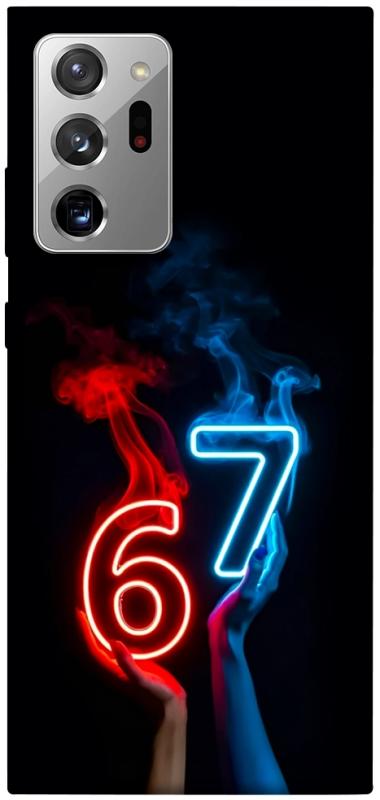 Чохол itsPrint Hands Six Seven для Samsung Galaxy Note 20 Ultra, написи, купити оптом з доставкою