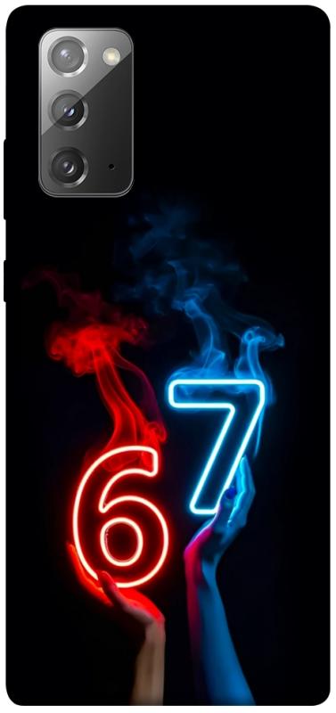 Чохол itsPrint Hands Six Seven для Samsung Galaxy Note 20, написи, купити оптом з доставкою